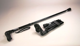 Canne ergonomique Comfy Grip Homecraft noir