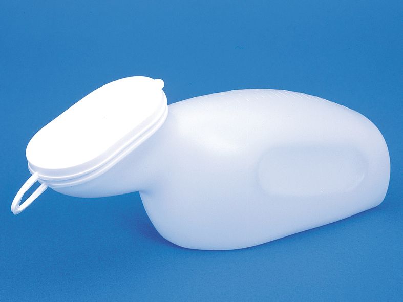 Urinal femme - avec couvercle - transparent - 1000 ml - 1 pc