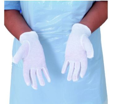 Gants coton moyen anti allergie - Medium / 1 paire