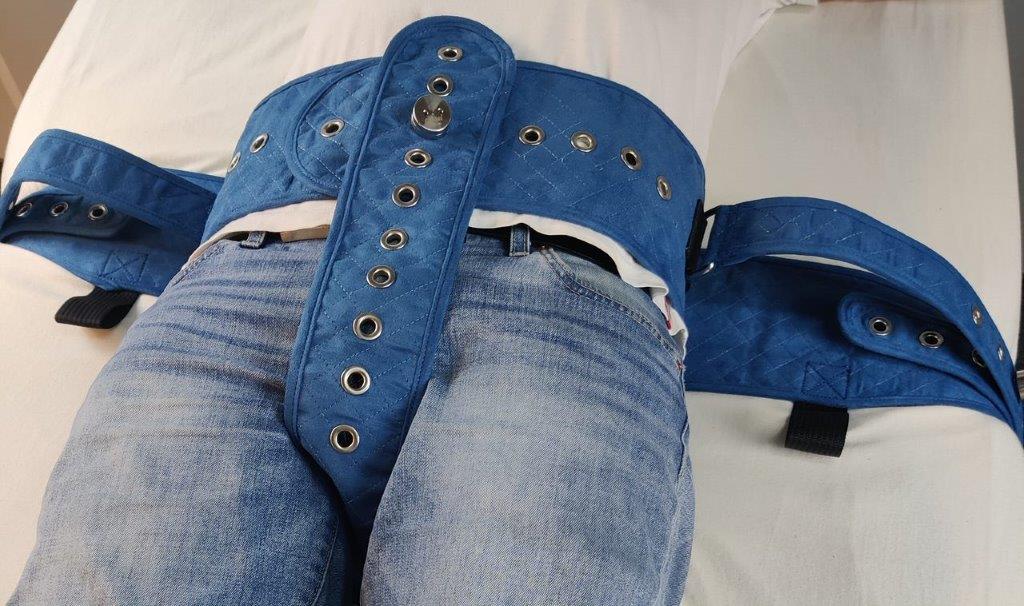 Renol Ceinture abdominale sécurisée renforcée pour le lit - S/M - 60-110 cm - 1 pc