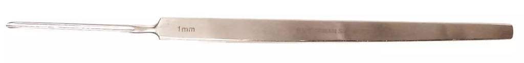 Gouge inox 13cm fine