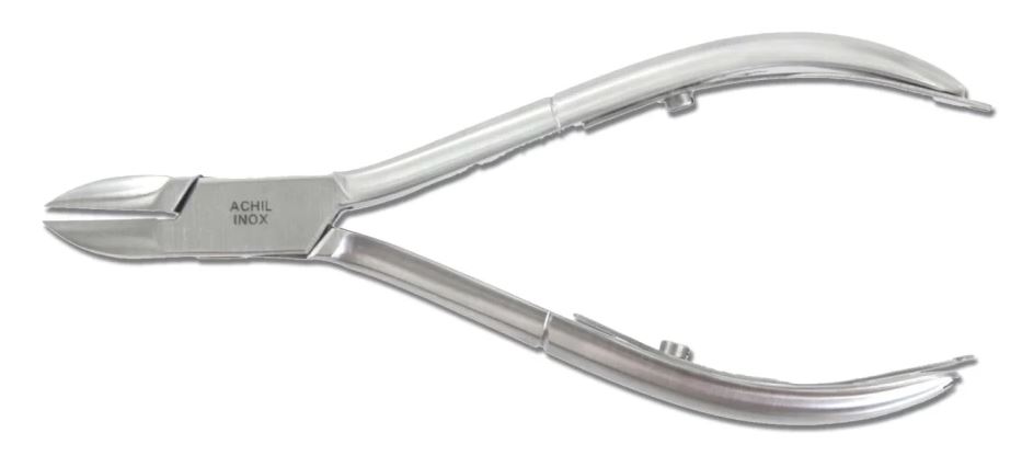 Pince à ongles manucure courbée 12mm / longueur 13cm