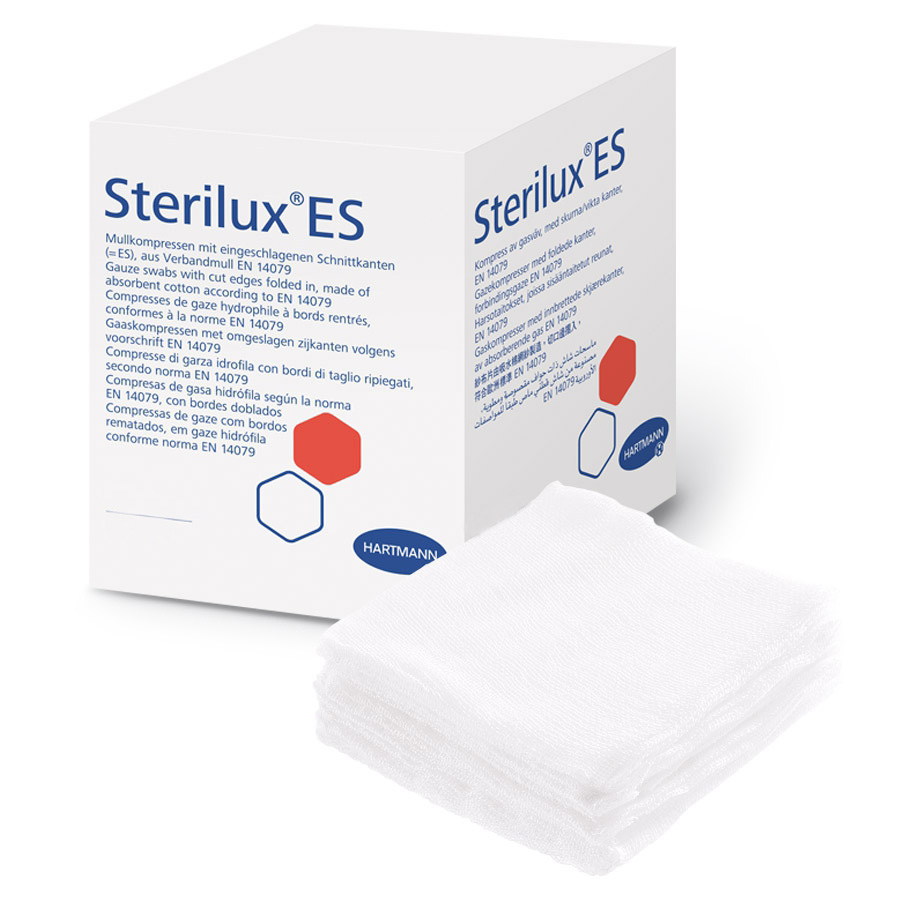 Compresse Stérile Sterilux® ES6-10x20cm 12 plis /5x1 pcs