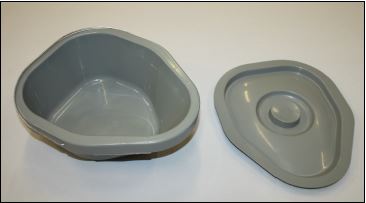 Seau ergonomique avec anse + couvercle pour Vilgo GR