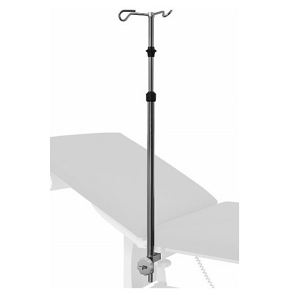 Tige porte serum autobloquant 2 crochets (+ref 166)