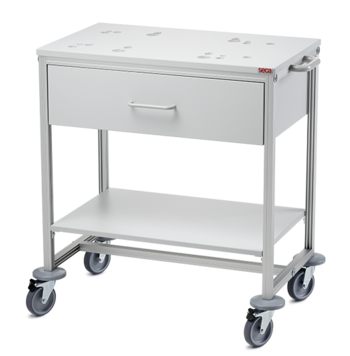 Seca 403 - Chariot avec tiroir et étagère pour pèse-bébés Seca 757/376/336/385/384 