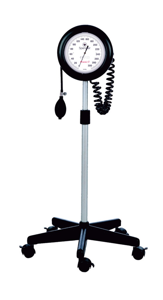 Tensiomètre MAXI+3 sur socle à roulettes avec brassard adulte (M)