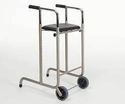 Cadre de marche 2 roues + assise Vermeiren 250 