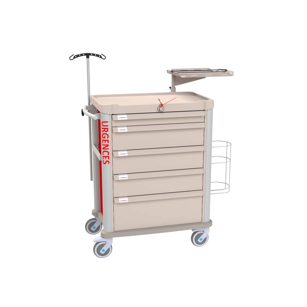 Chariot d'urgence Eolis 600x400 équipé