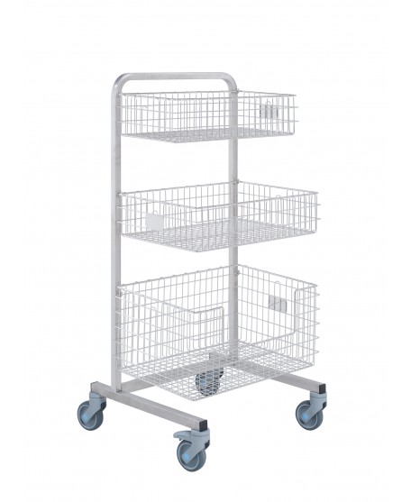 Chariot de stérilisation 1 face 4 niveaux