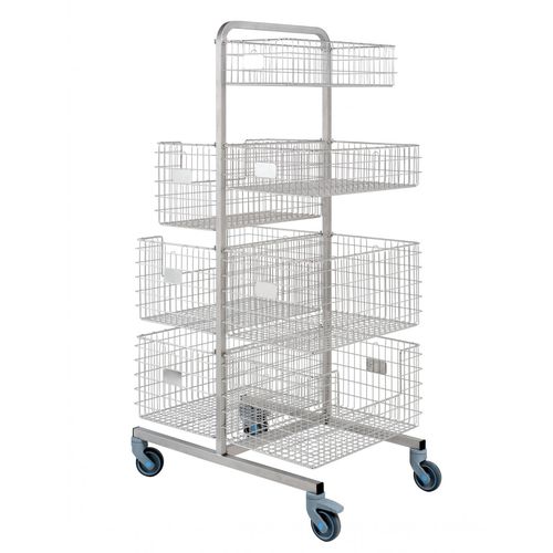 Chariot de stérilisation 2 faces 4 niveaux