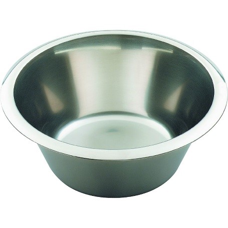Cuvette ronde 6 litres - Modèle haut inox (14 cm)