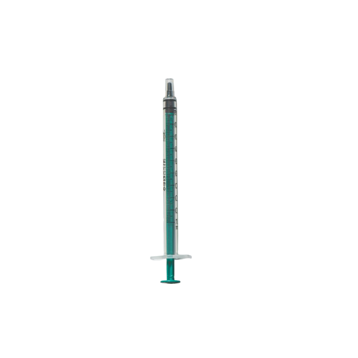 Seringue 3 Corps 1ml TUBERCULINE sans aiguille, boîte de 100