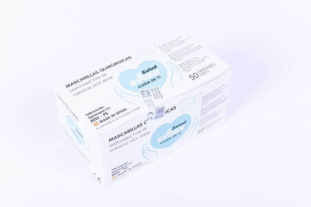 Masque type II/R EVSEN /50 Unités