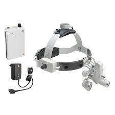 Lampe frontale Heine ML4 LED Headlight avec mPACK et transformateur à fiche