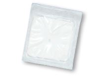 Compresse pour trachéo stérile fendue - 7,5x7,5cm 4 plis - 40g/m² - Simple emballage - pochette de 2 - 100 pochettes