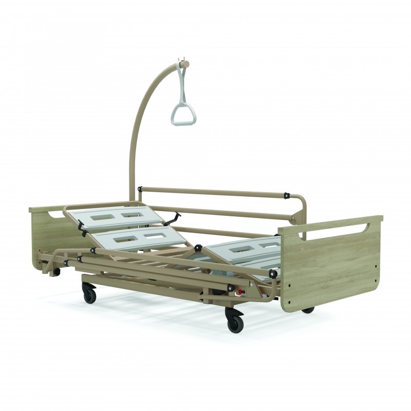 Lit électrique EURO 1002 Premium complet - Potences et barrières BL3170 - Panneaux Maeva - RAL1019