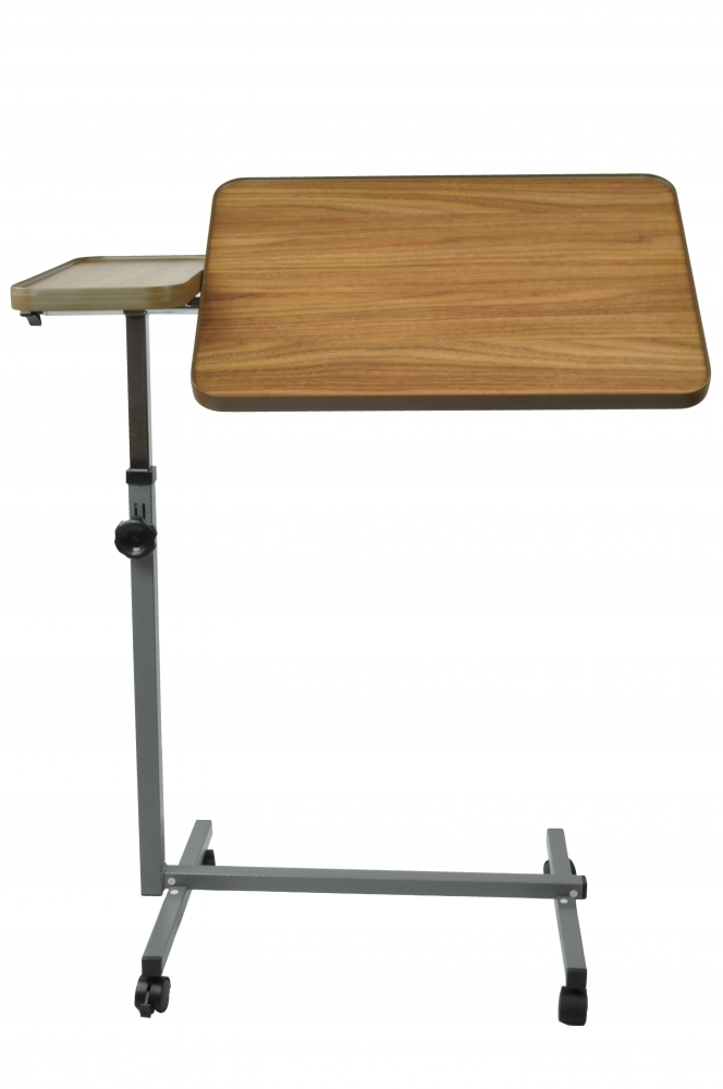 Table de lit - Tablette inclinable et un plateau fixe