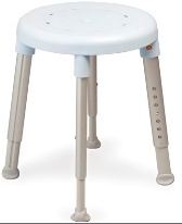 ETAC Tabouret rond de douche Easy (modèle standard, gris)