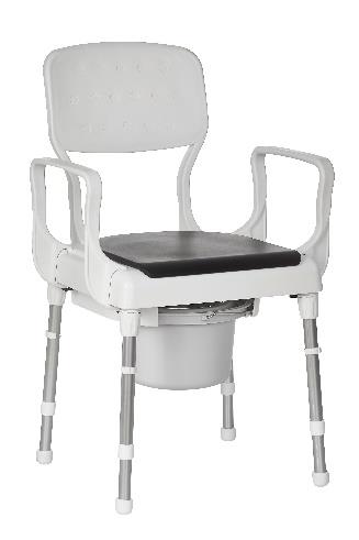 Chaise de toilette Lyon avec couvercle