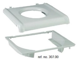 Rebotec assise de toilette (porte-seau inclus) gris