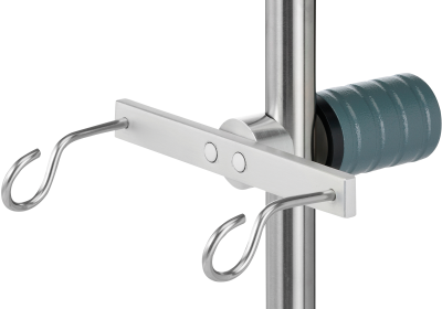 Provita porte-sac à urine 2 crochets - fixation rapide 