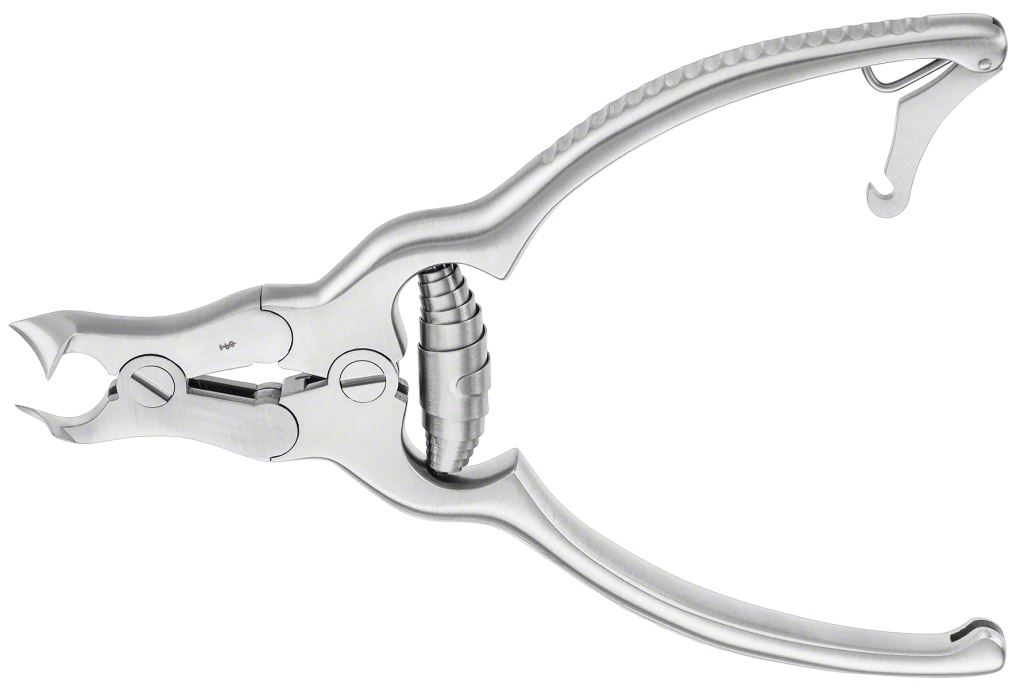 Nail Forceps, 150 mm, double articulated joint, non-sterile, reusable