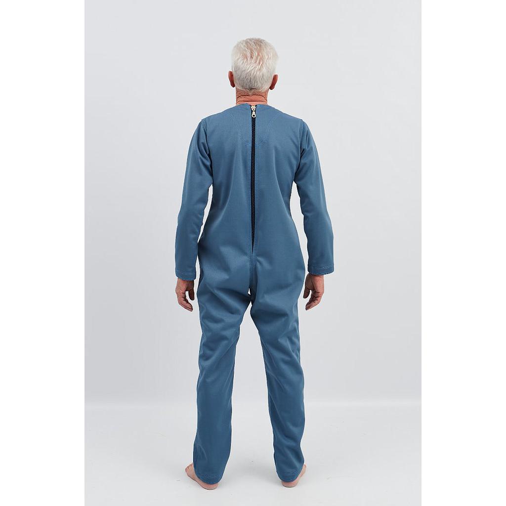 Grenouillère anti-déchirante à manches et jambes longues, fermeture à glissière dans le dos