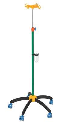 Provita pied à perfusion pédiatrique "Arc-en-ciel" - 4 Crochets