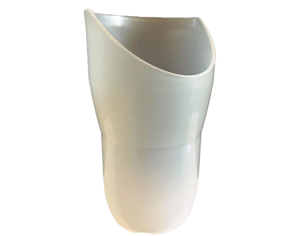 Gobelet ergonomique avec découpe pour le nez 250 ml - transparent