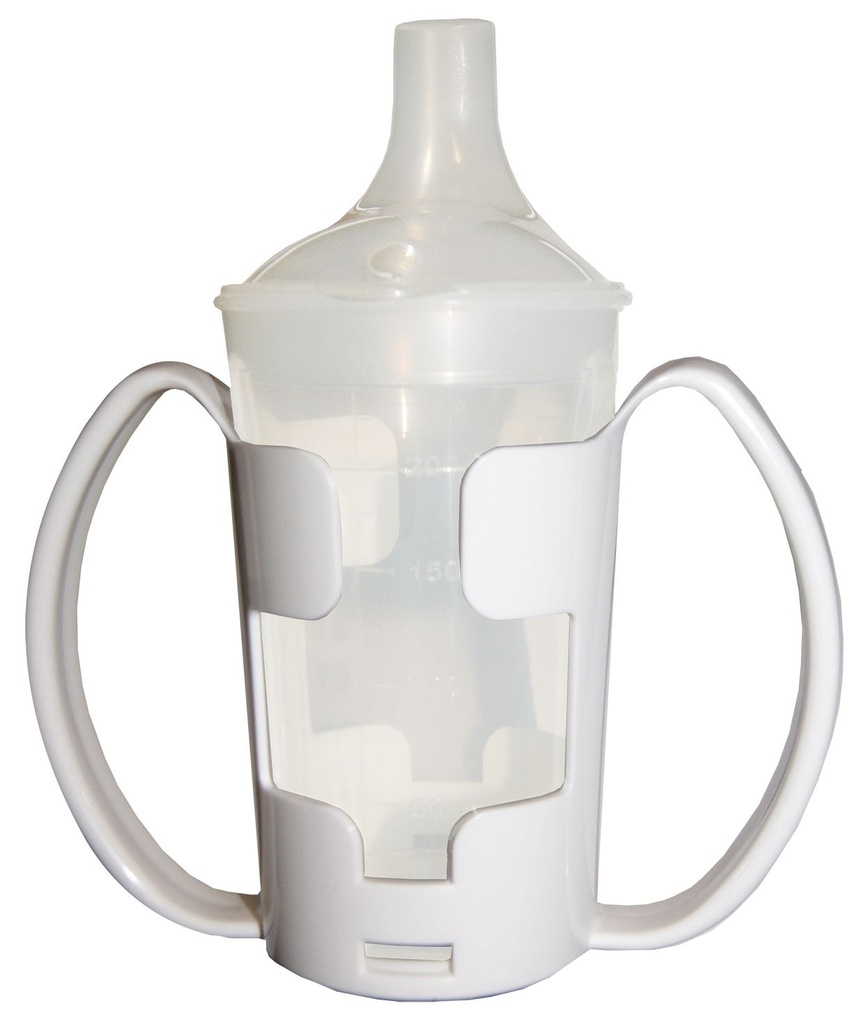Gobelet Adhome : Set avec porte-gobelet et 2 becs verseur, incliné/court 250 ml