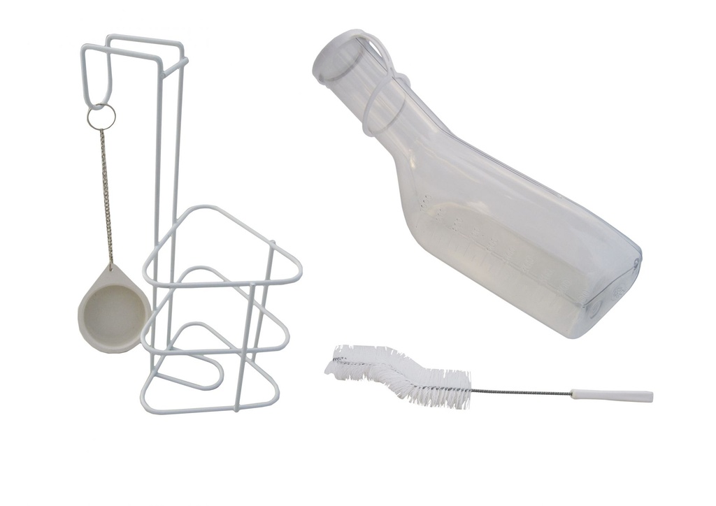 Urinal + porte urinal + brosse