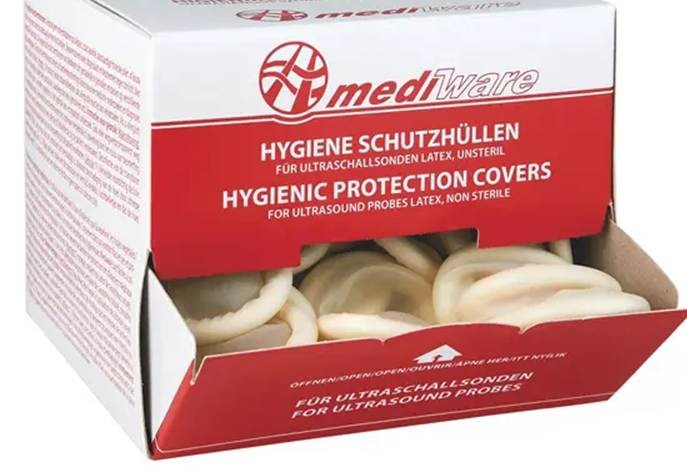 Protection de sonde en vrac Ø 32 mm longueur 190 mm - latex - Non lubrifiée /144 Unités