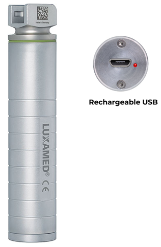 Manche de laryngoscope F.O LUXAMED 3,7V