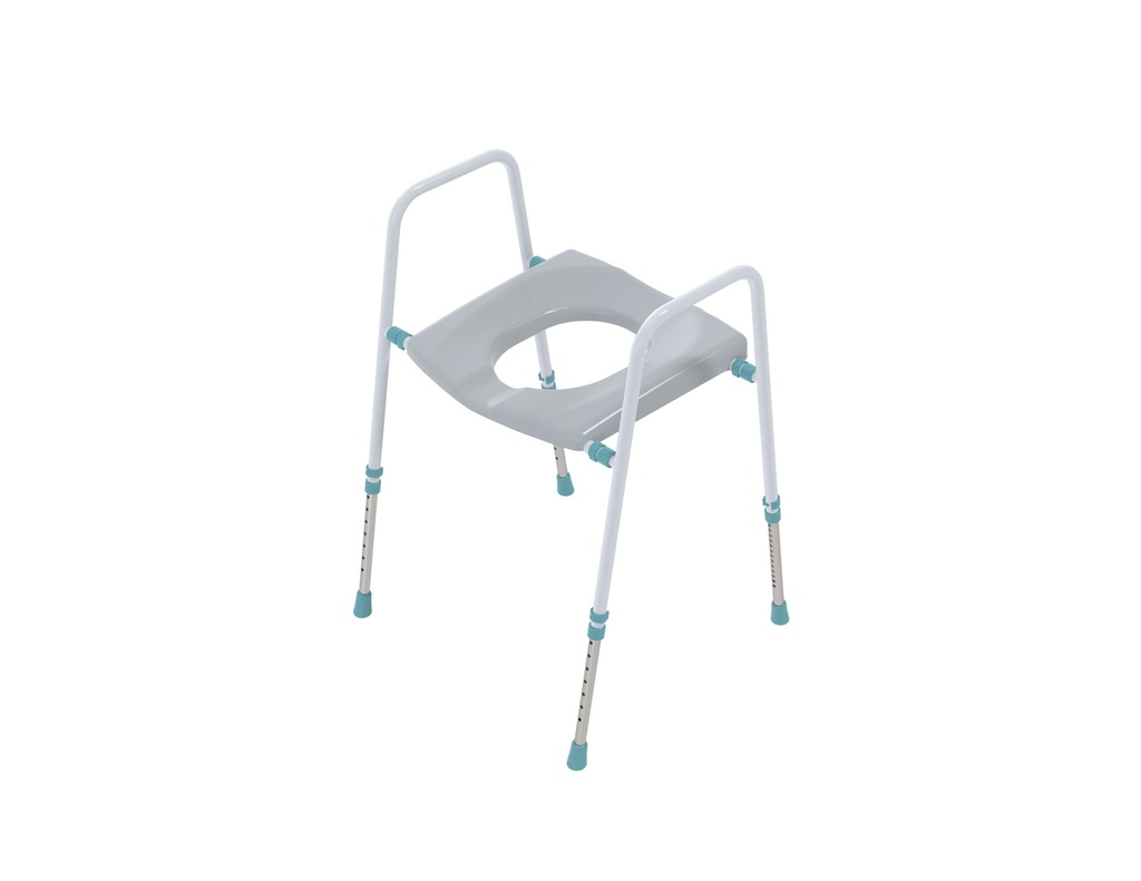 Cadre de toilette avec assise Prima Classic - sans seau