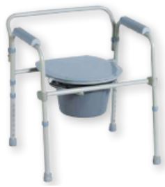 Chaise 2 en 1 (cadre de toilette de garde robe)